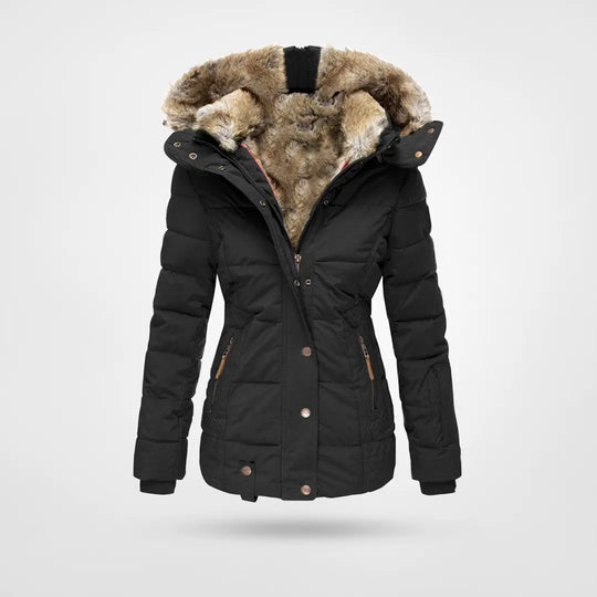 Waterdicht fleece winterjack, biedt warmte en bescherming tegen regen en sneeuw