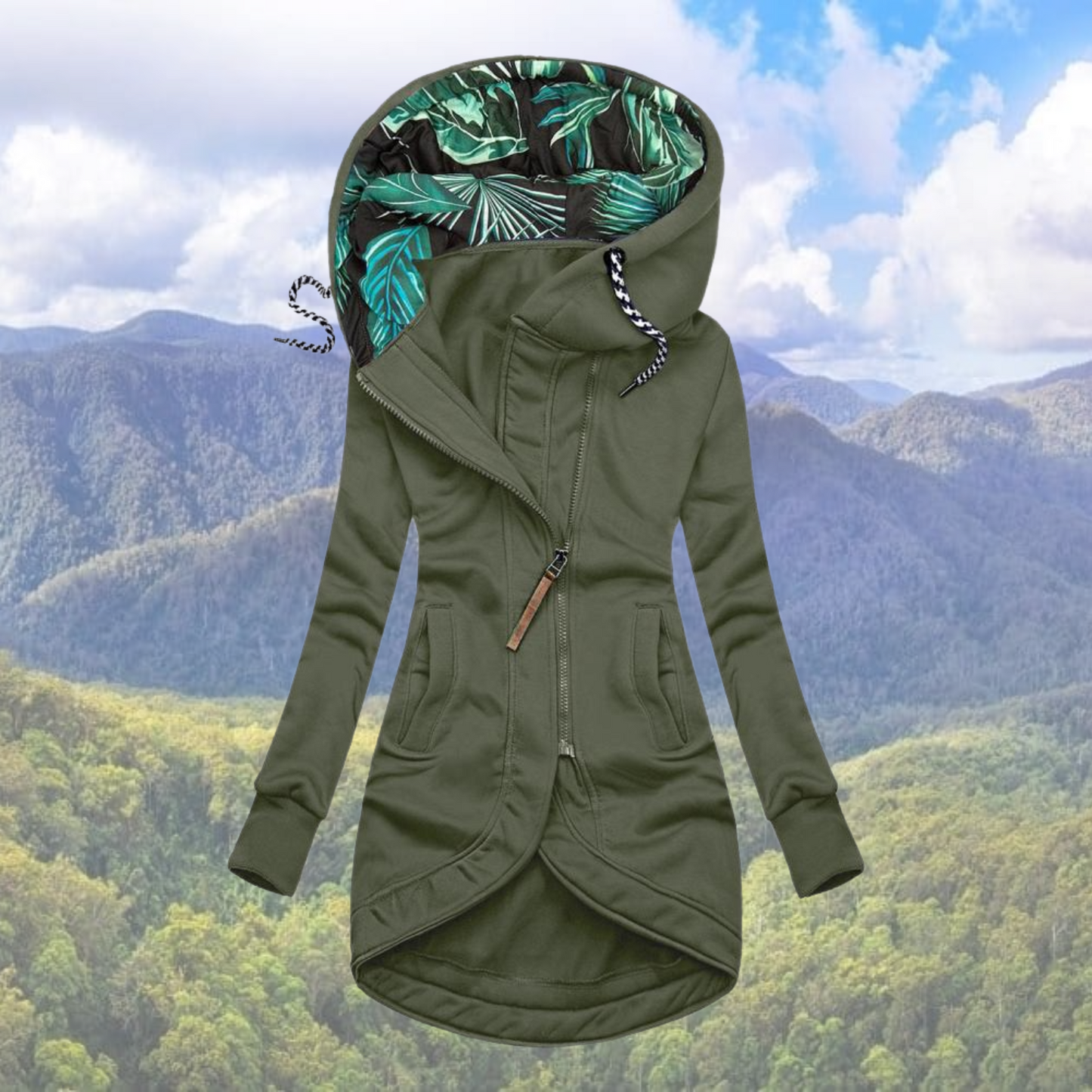 Waterdichte casual winterjas voor vrouwen, met stijlvol ontwerp en optimale bescherming tegen kou en vocht.