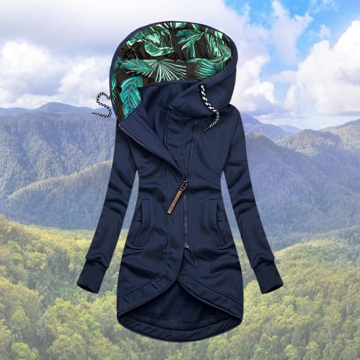 Waterdichte casual winterjas voor vrouwen, met stijlvol ontwerp en optimale bescherming tegen kou en vocht.