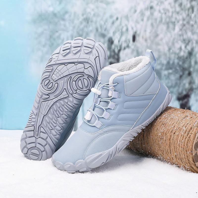 Waterdichte winterschoenen voor heren met een antislipzool en warme binnenvoering, ideaal voor koude dagen.