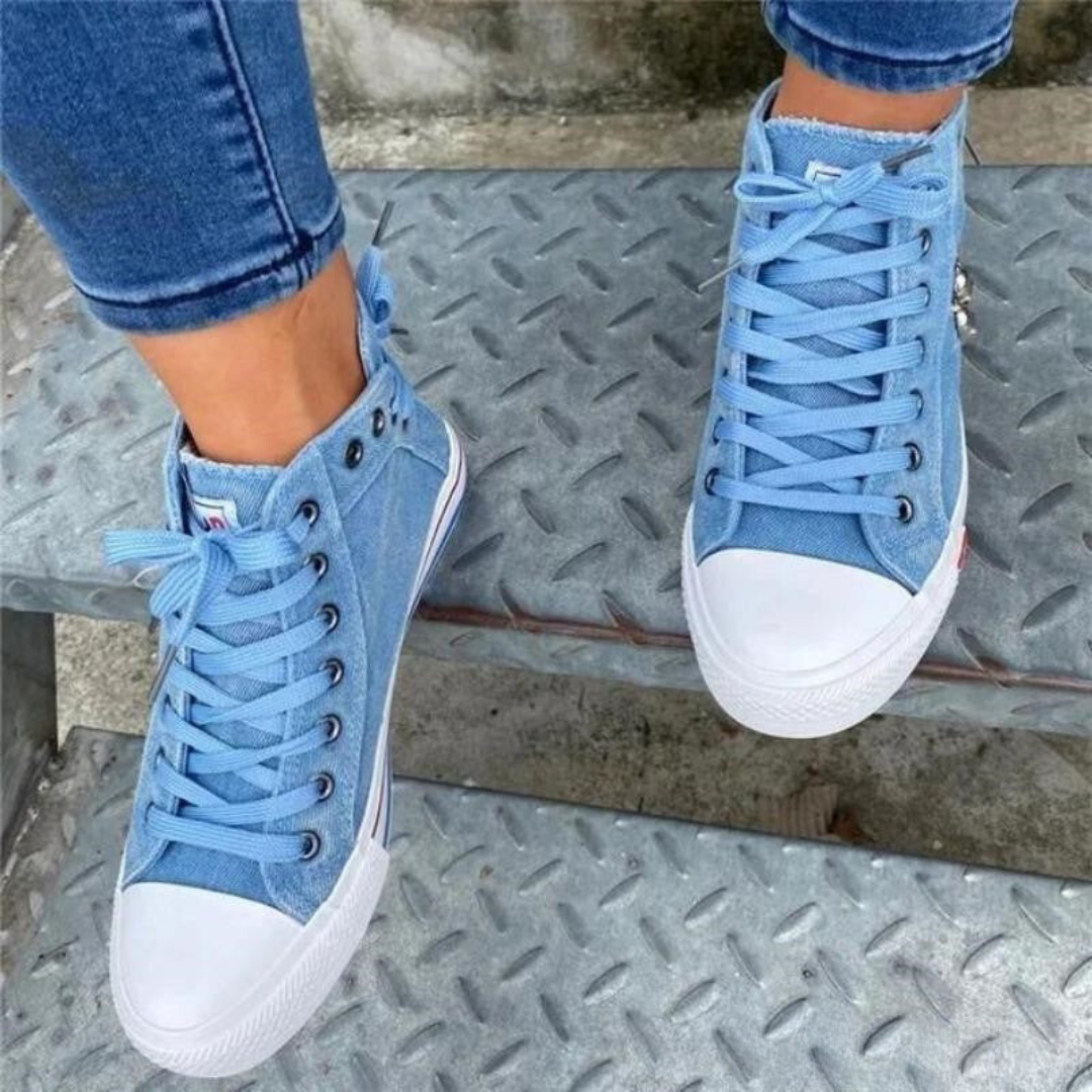 Comfortabele canvas sportschoenen - Ciera