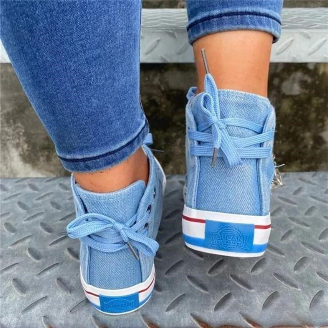 Comfortabele canvas sportschoenen - Ciera