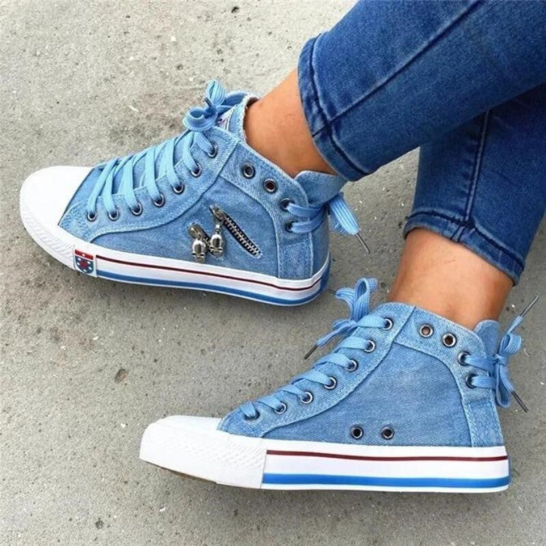 Comfortabele canvas sportschoenen - Ciera