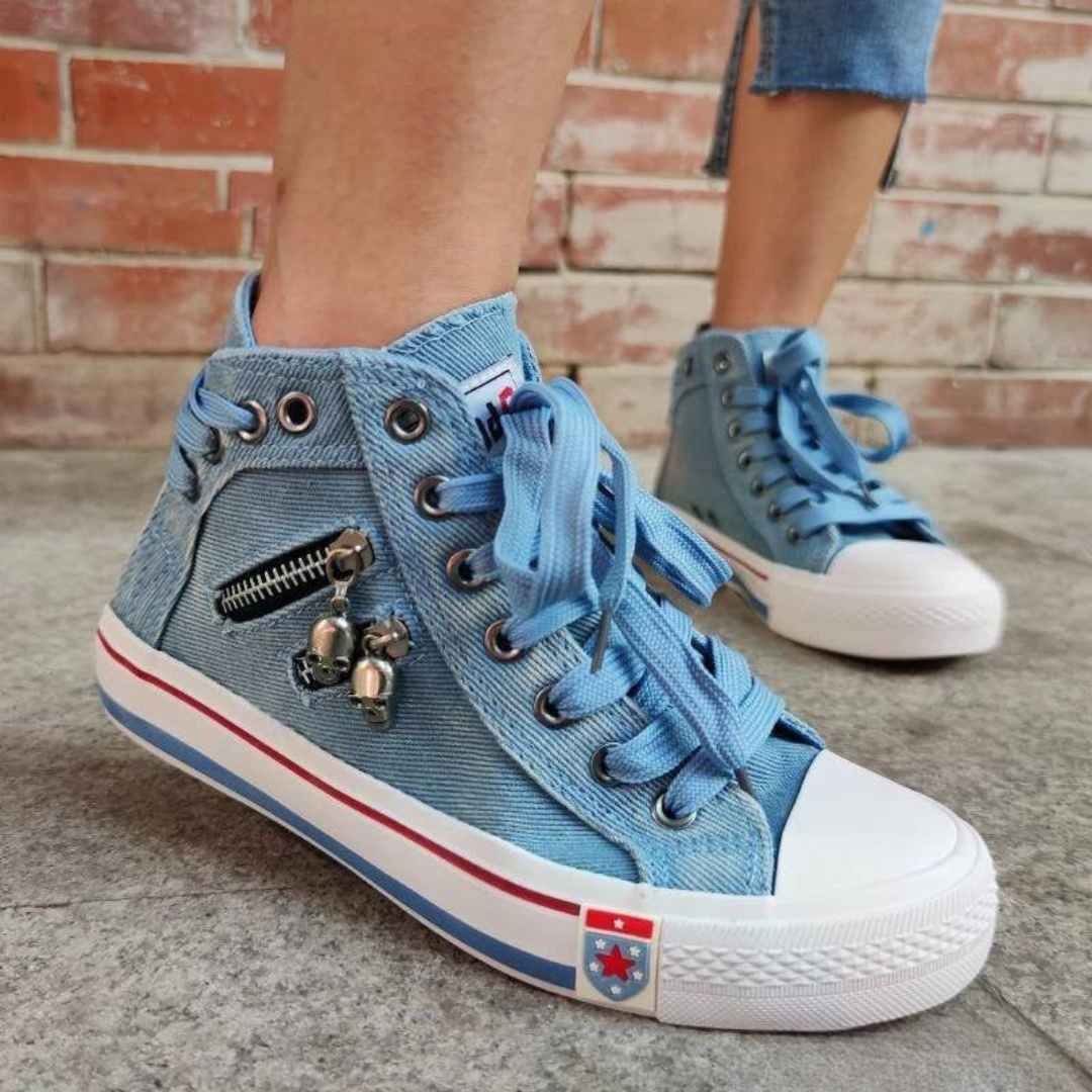 Comfortabele canvas sportschoenen - Ciera