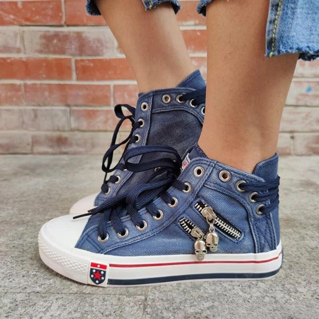 Comfortabele canvas sportschoenen - Ciera
