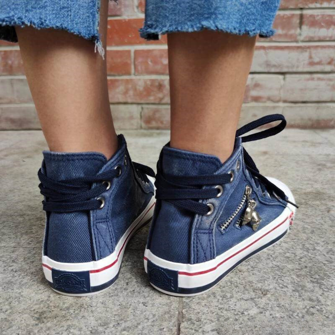 Comfortabele canvas sportschoenen - Ciera