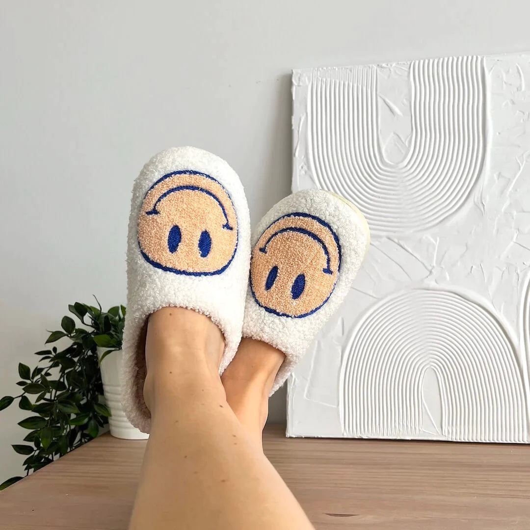 Schattige glimlach pantoffels - Aya