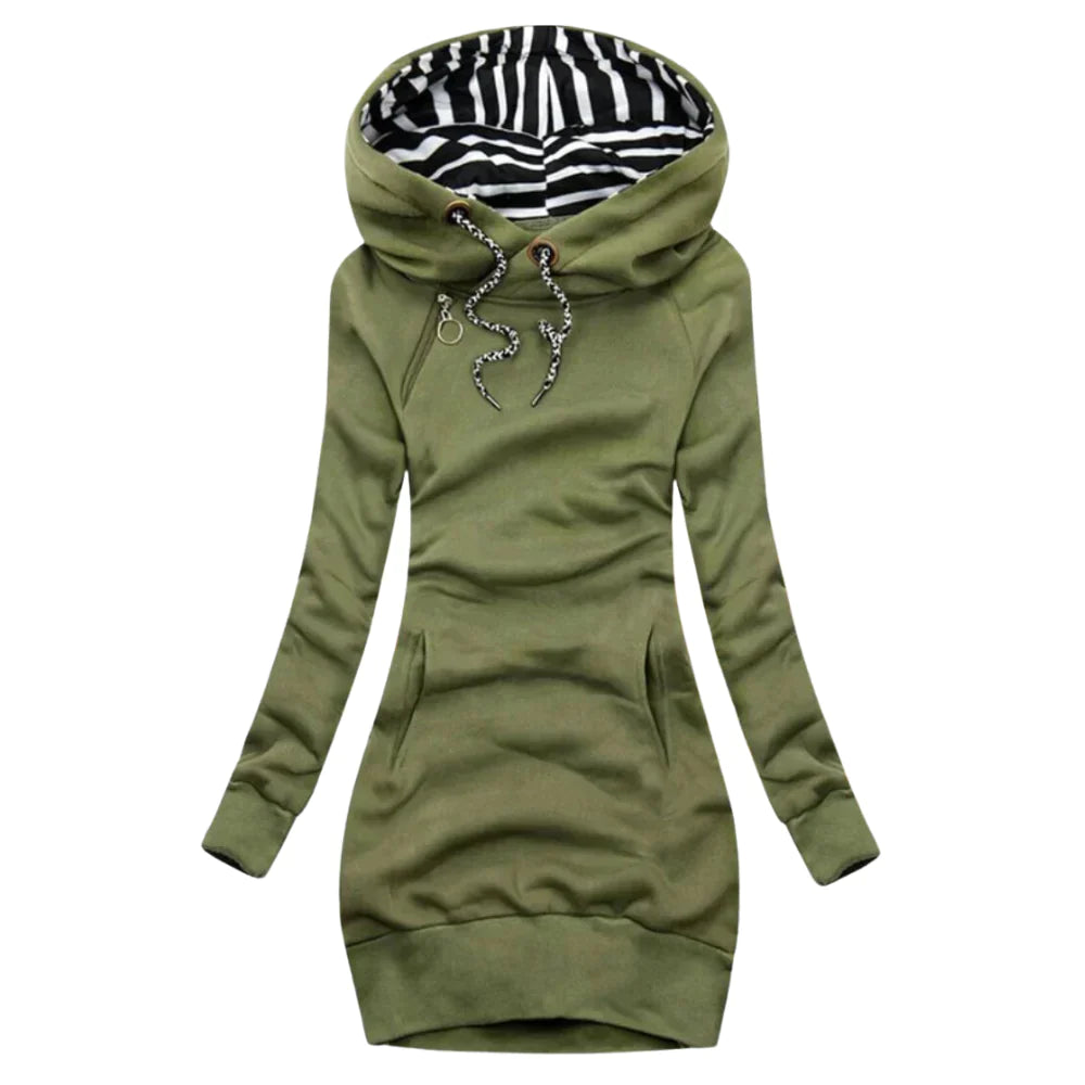 Casual jurk met capuchon - Capri