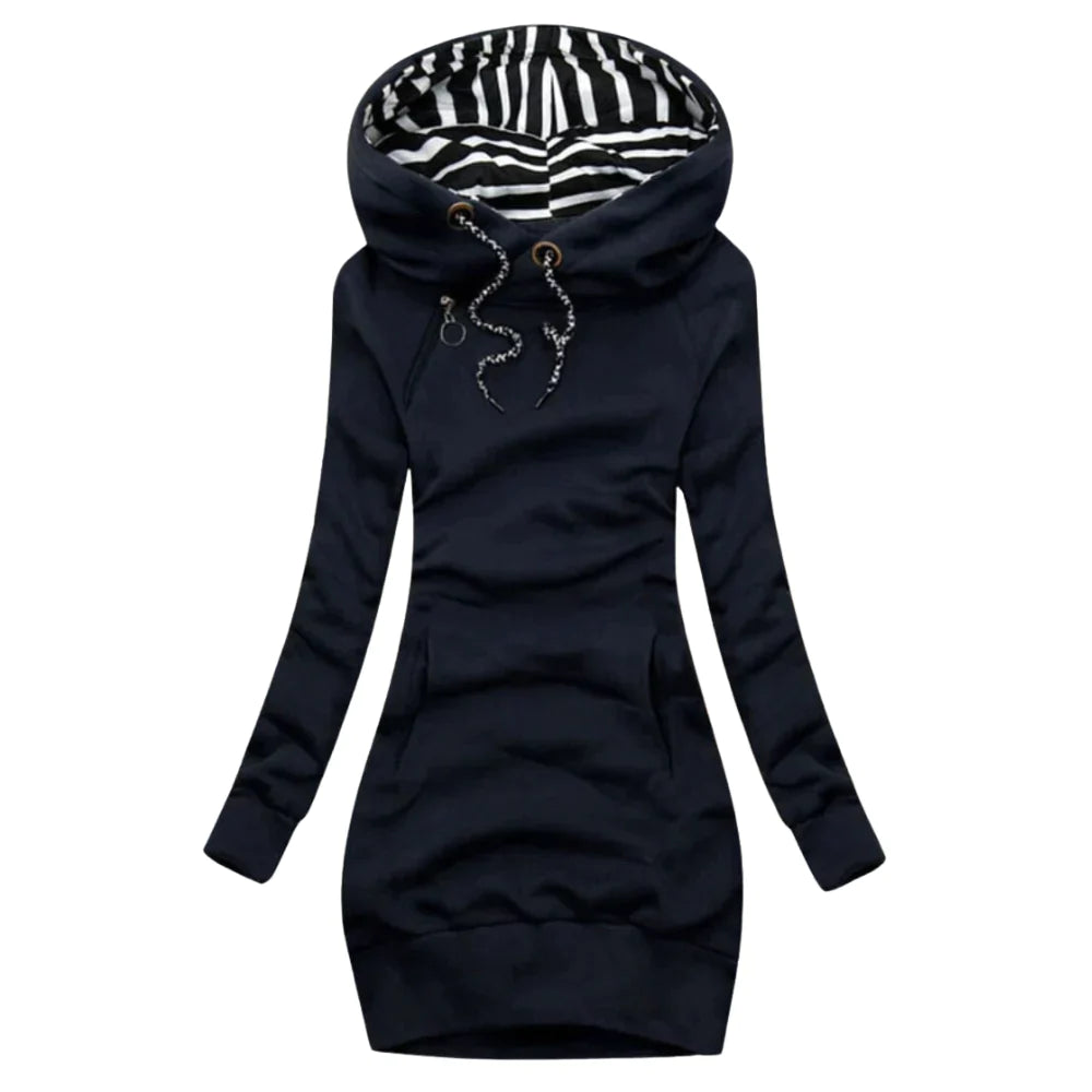 Casual jurk met capuchon - Capri