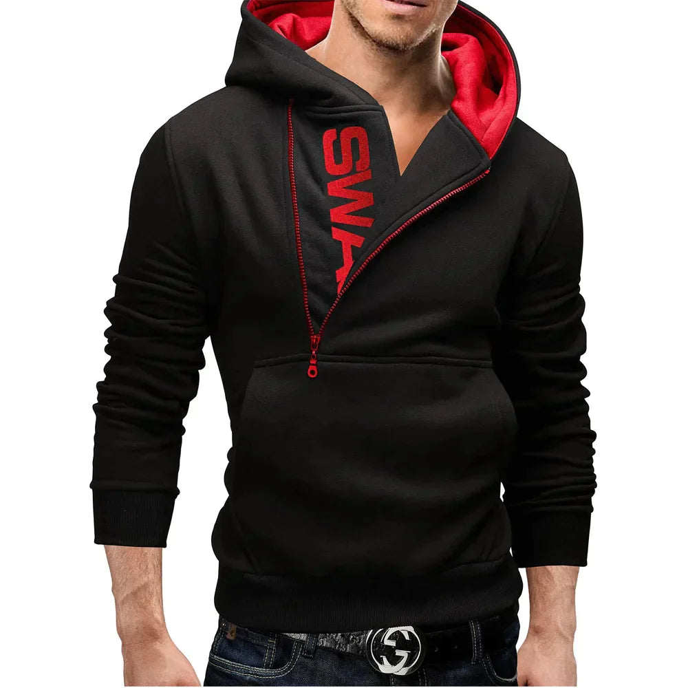 Stijlvolle hoodie met ritssluiting aan de zijkant - Neil