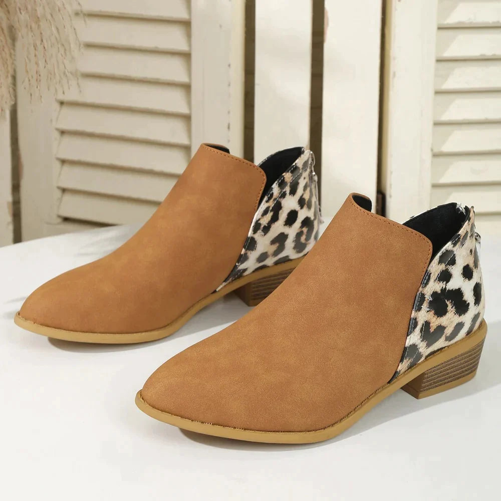 Retro enkellaarsjes voor dames - Paris