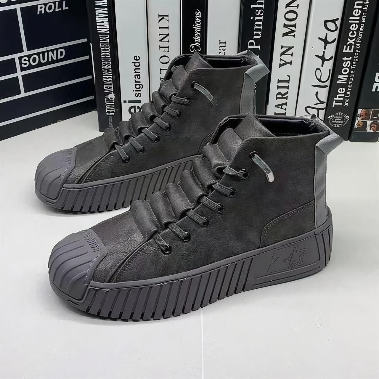 Verhoogde schoenen in Britse stijl - Rion