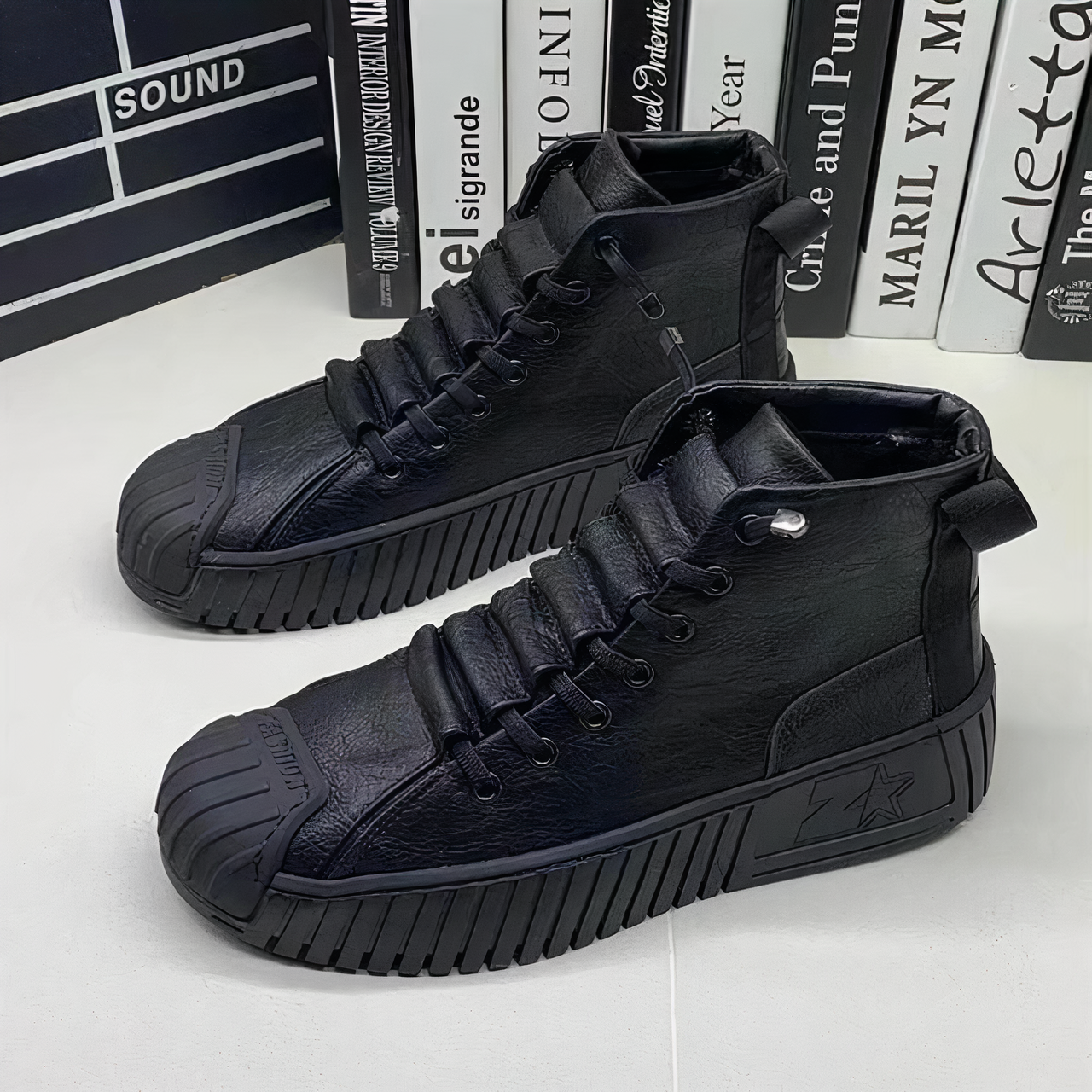 Verhoogde schoenen in Britse stijl - Rion