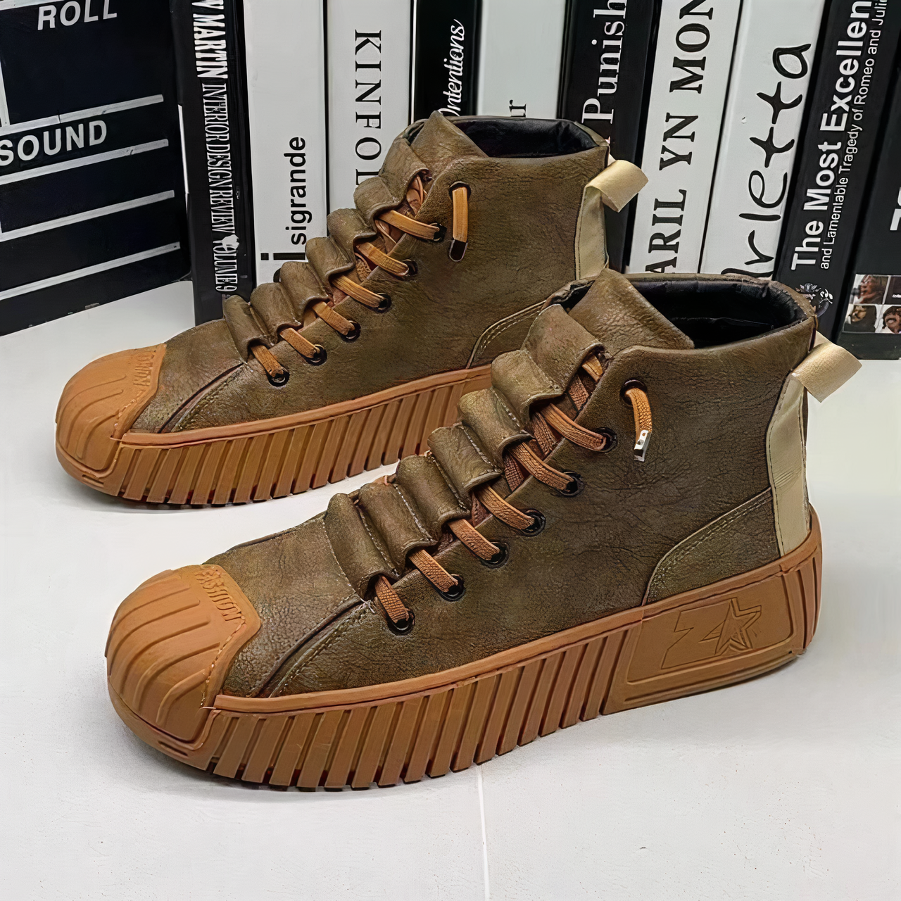 Verhoogde schoenen in Britse stijl - Rion