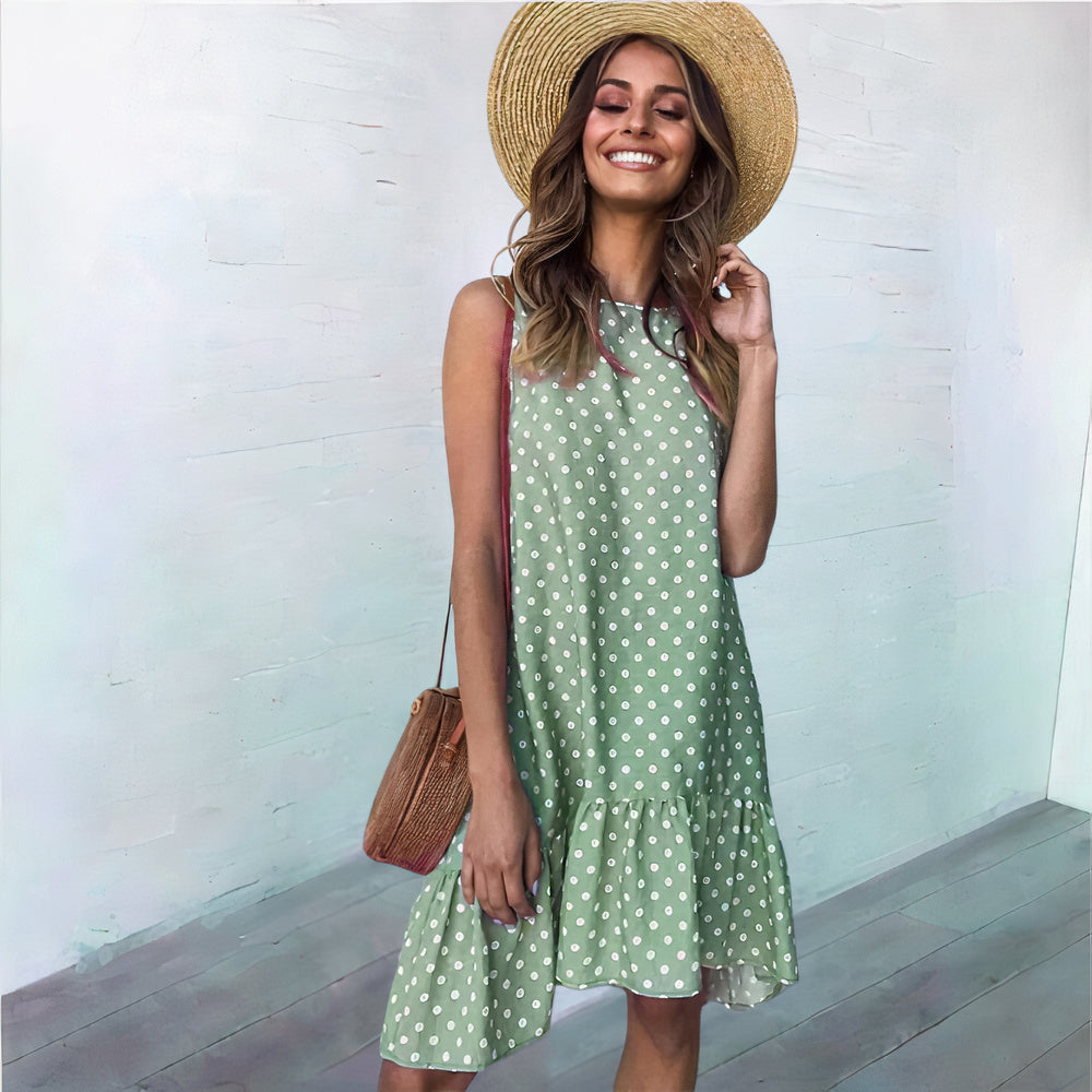 Zomerse chiffon jurk - Taryn