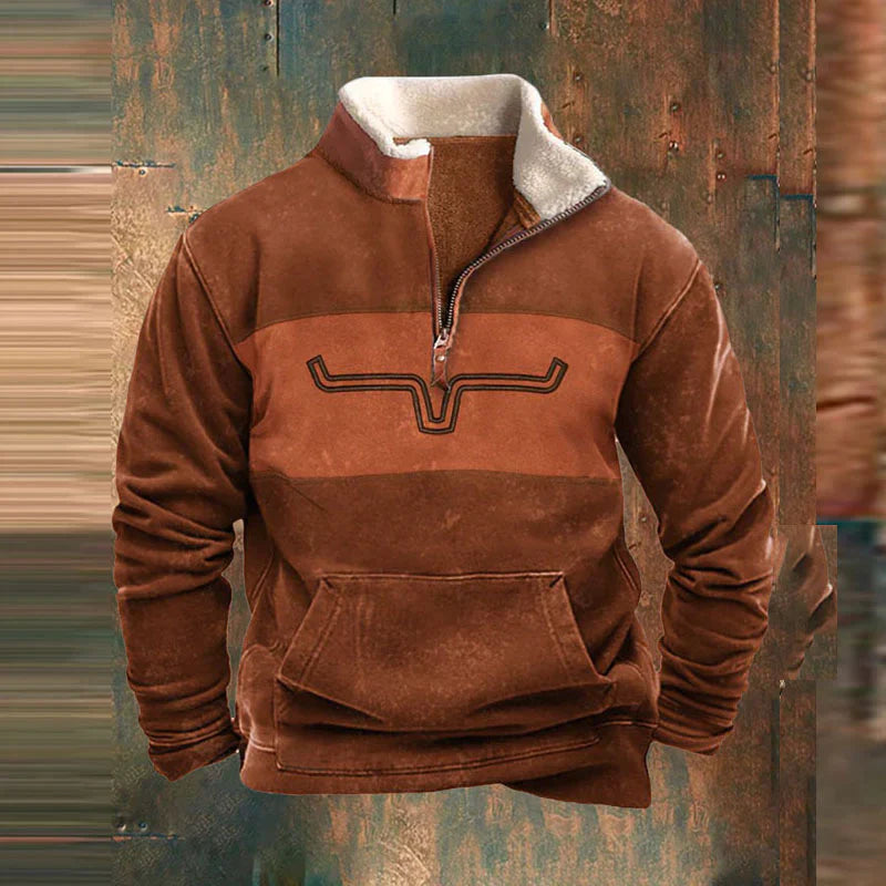 Vintage patchwork trui - Zion