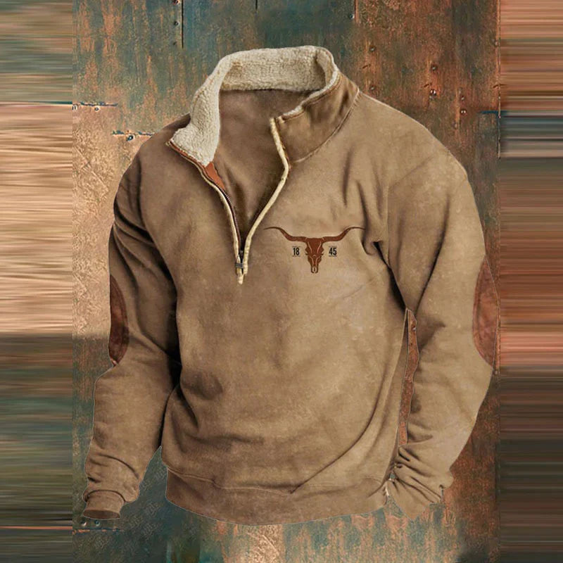 Vintage patchwork trui - Zion