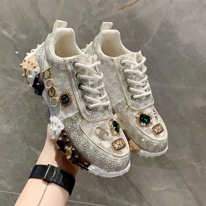 Stijlvolle sneakers met strass - Gladi