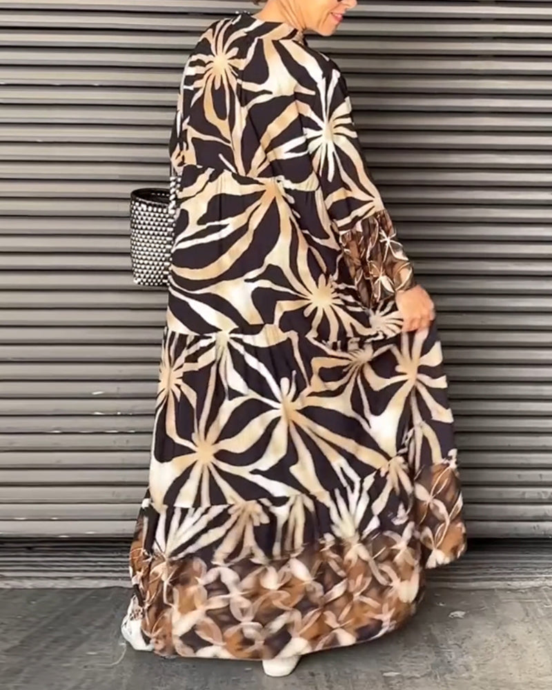 Losse jurk met print - Minette