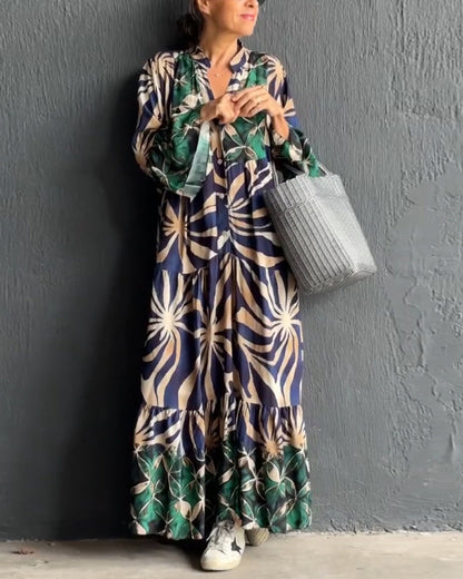Losse jurk met print - Minette