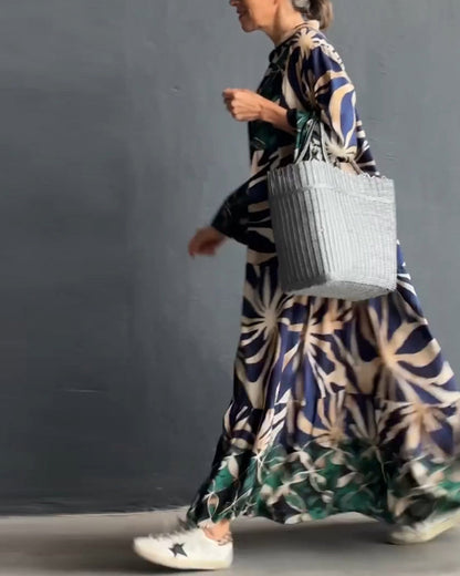 Losse jurk met print - Minette