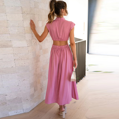 Lange elegante maxi jurk voor dames - Arelle
