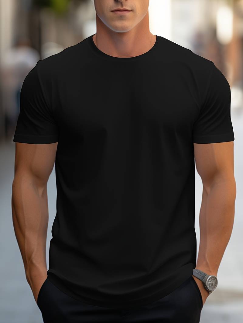 Slim fit T-shirt voor heren - Rike