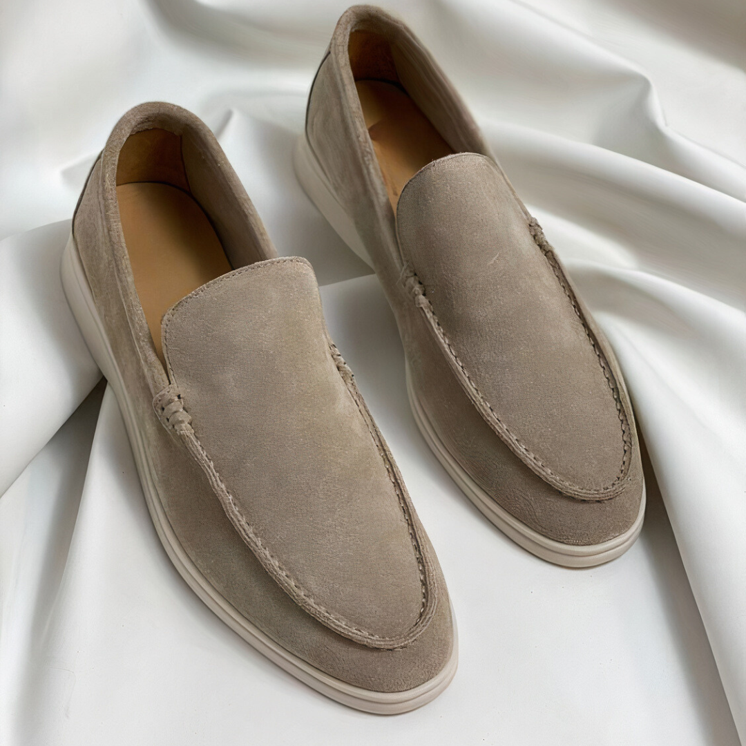 Vintage leren loafers voor heren - Sonny