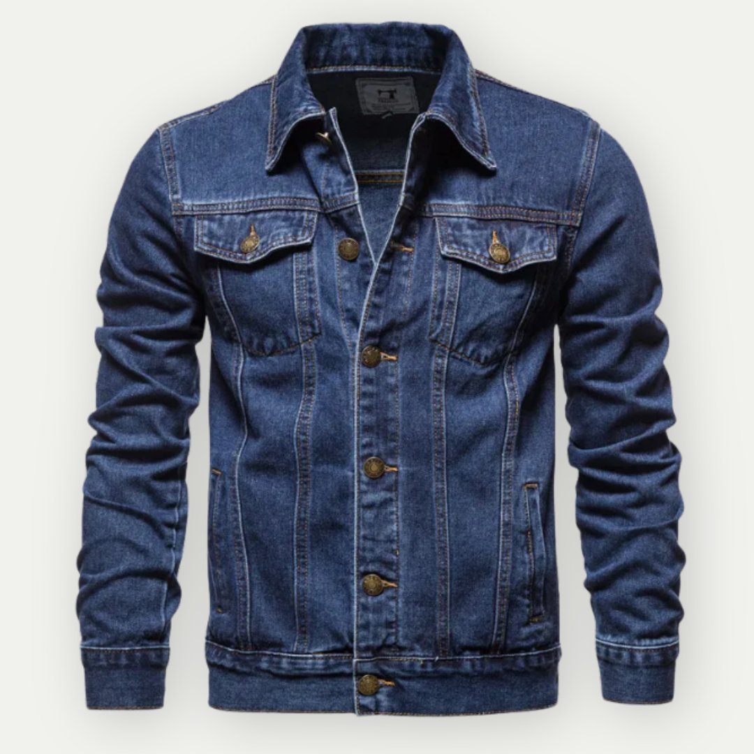 Klassiek denim truckerjas voor heren - Pascal