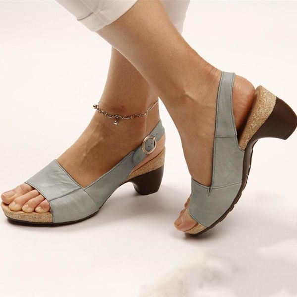 Modieuze sandalen met hoge hakken - Livia