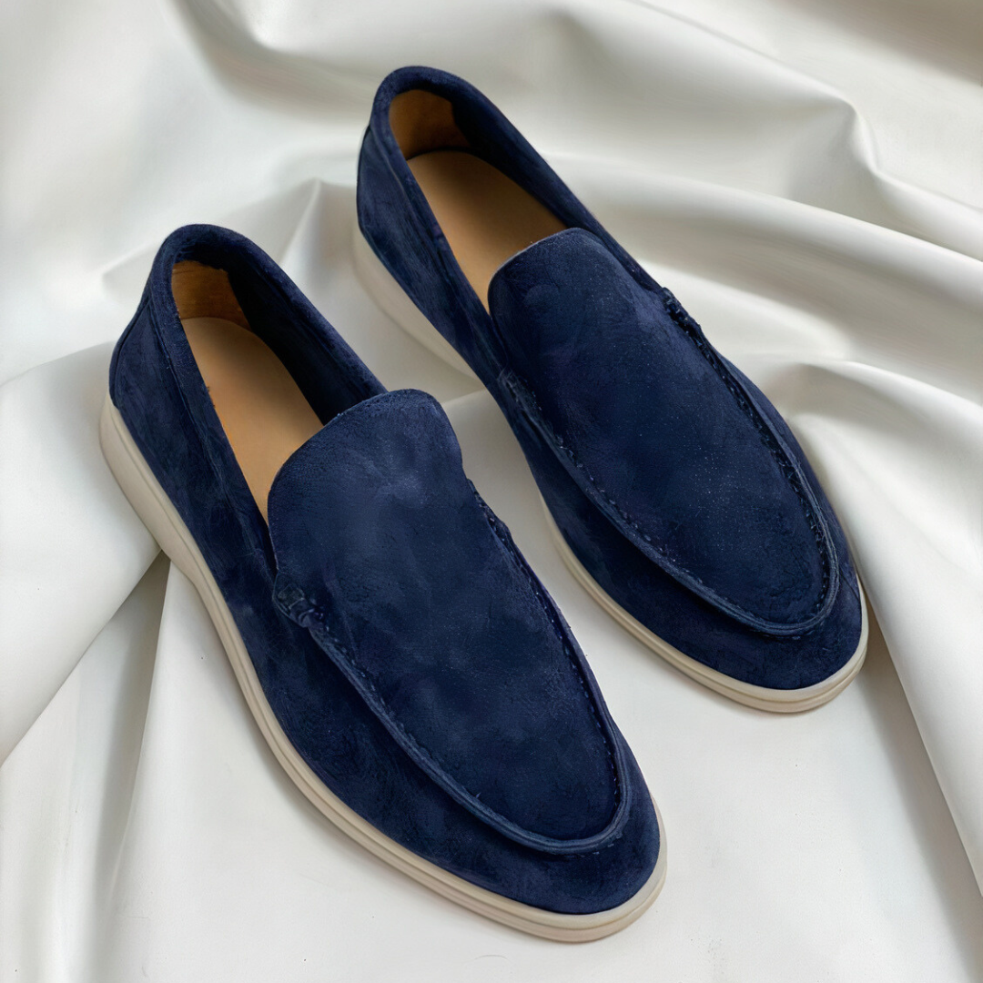 Vintage leren loafers voor heren - Sonny