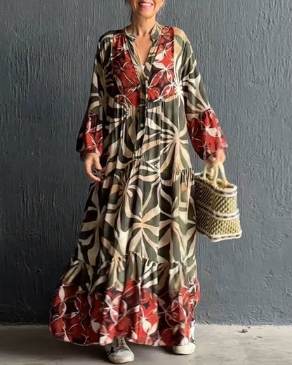 Losse jurk met print - Minette