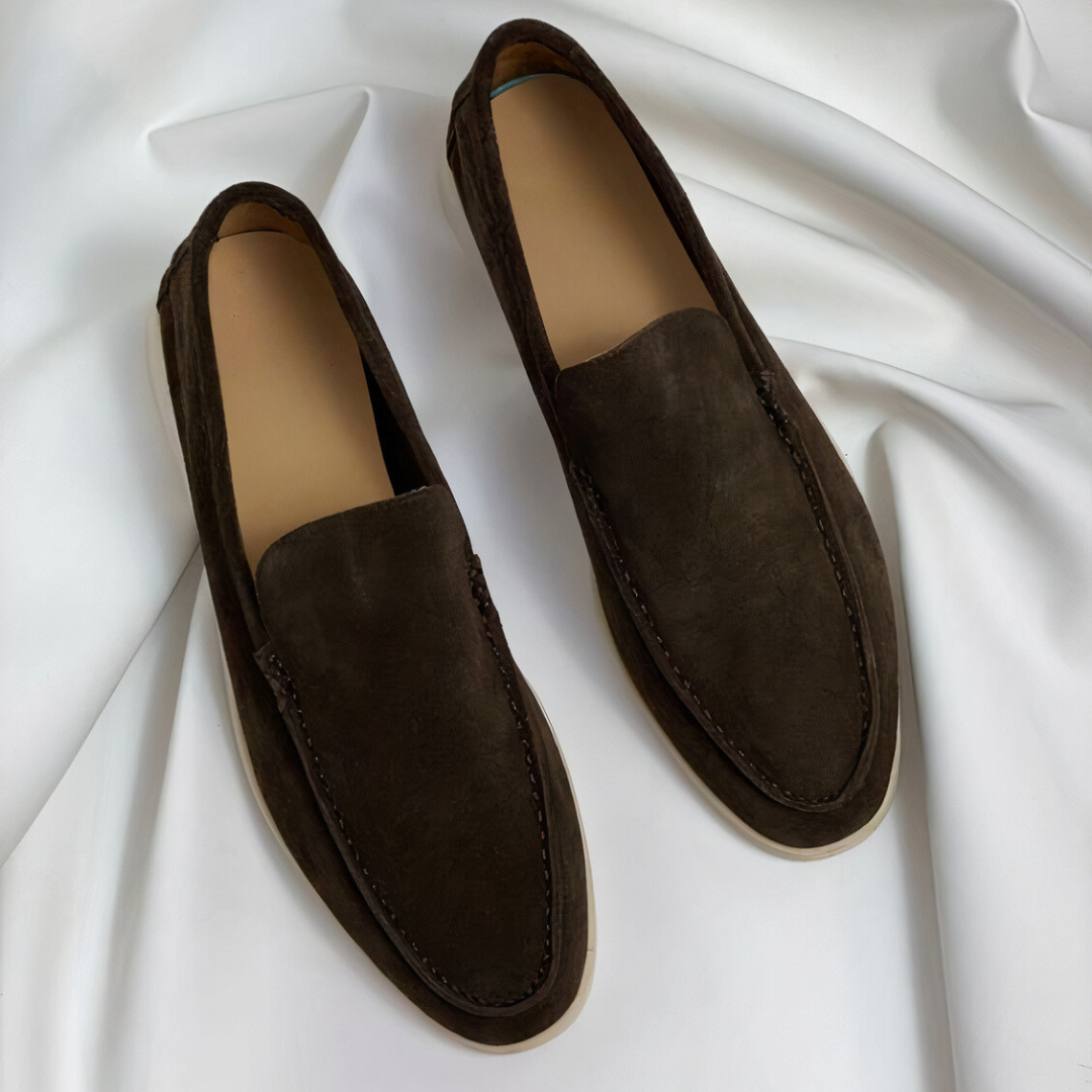 Vintage leren loafers voor heren - Sonny