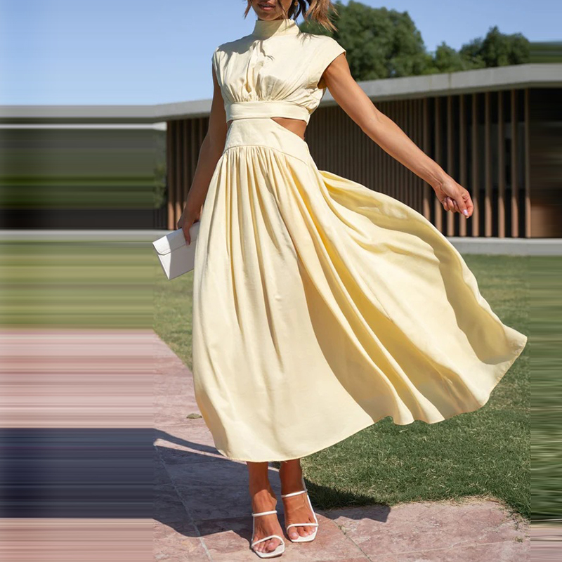 Lange elegante maxi jurk voor dames - Arelle