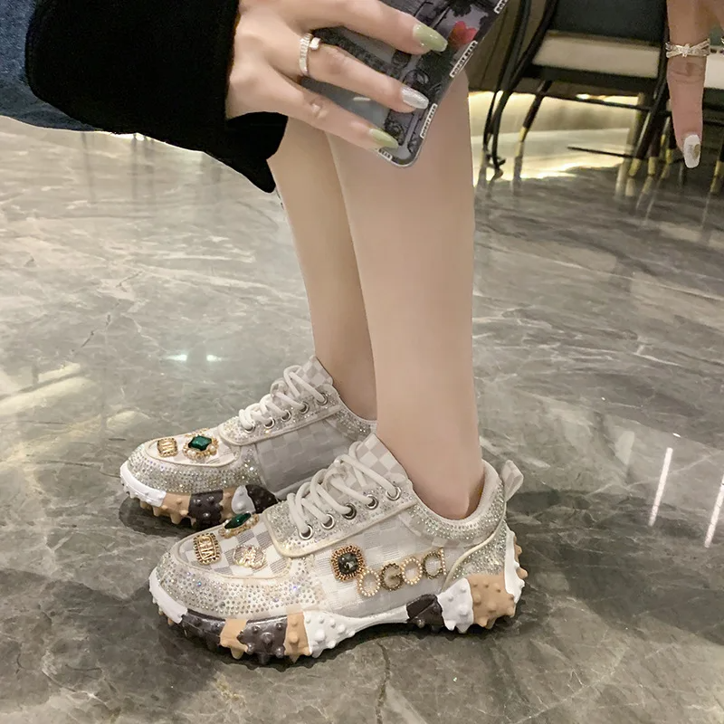 Stijlvolle sneakers met strass - Gladi