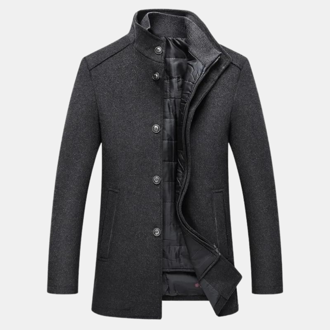 Winter trenchcoat voor mannen - Aswin