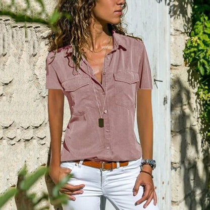 Elegant zakkenshirt voor dames - Wenna