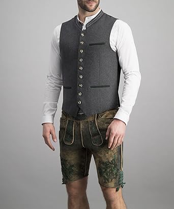 Elegant traditioneel herengilet in grijs - Zander