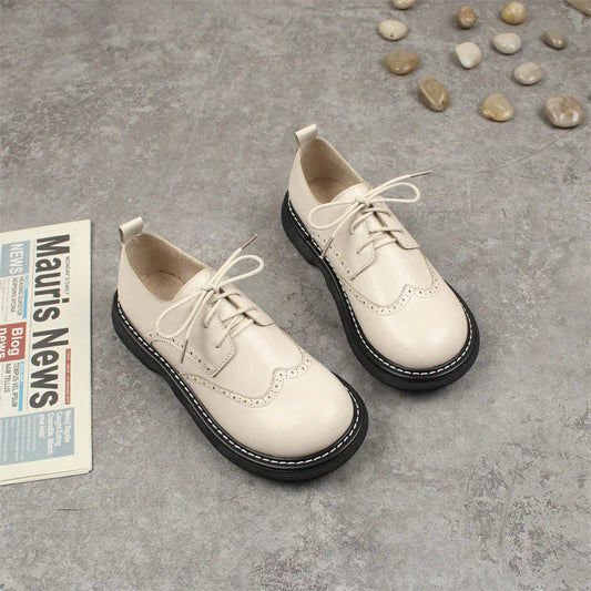 Wide Box Brogue stijl Oxford schoenen - Alena
