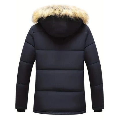 Parka herenjas met bontkraag - Artur