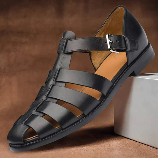 Leren zomersandalen voor heren - Galen