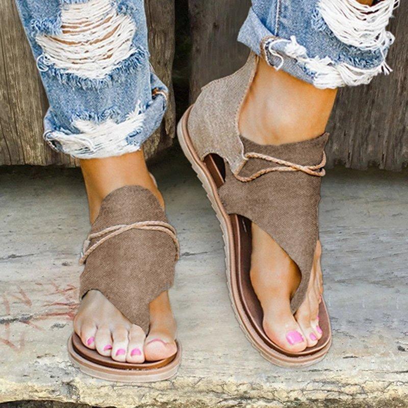 Boho sandalen met dierenmotief - Lilly