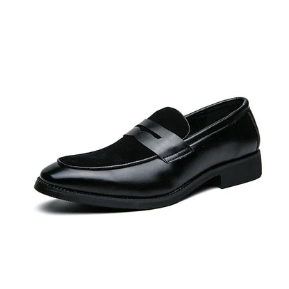 Elegante suède en leren loafers - Bray