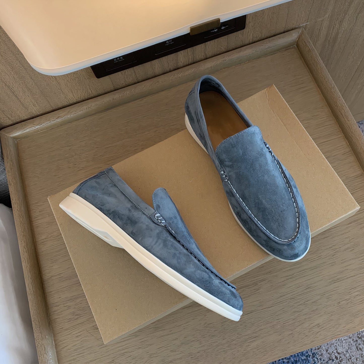 Vintage leren loafers voor heren - Sonny