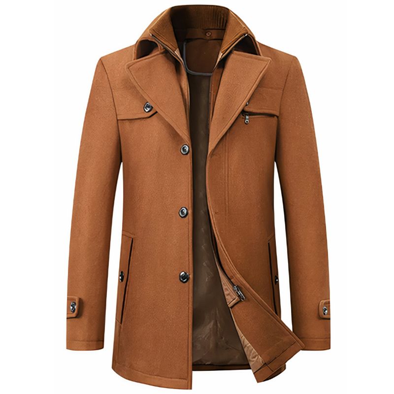 Premium trenchcoat voor heren - Jagur