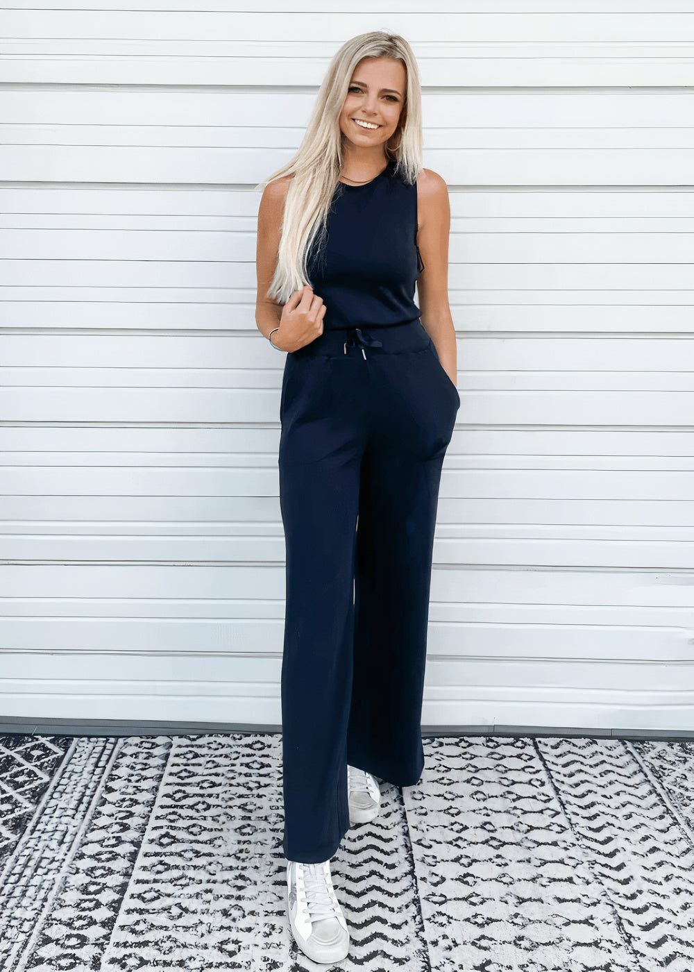 Mouwloze jumpsuit - Lorna