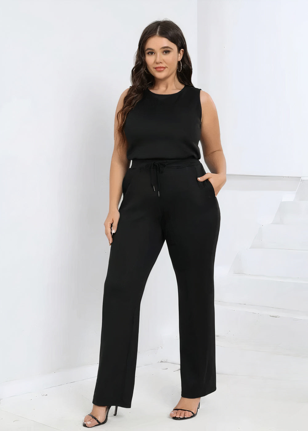 Mouwloze jumpsuit - Lorna