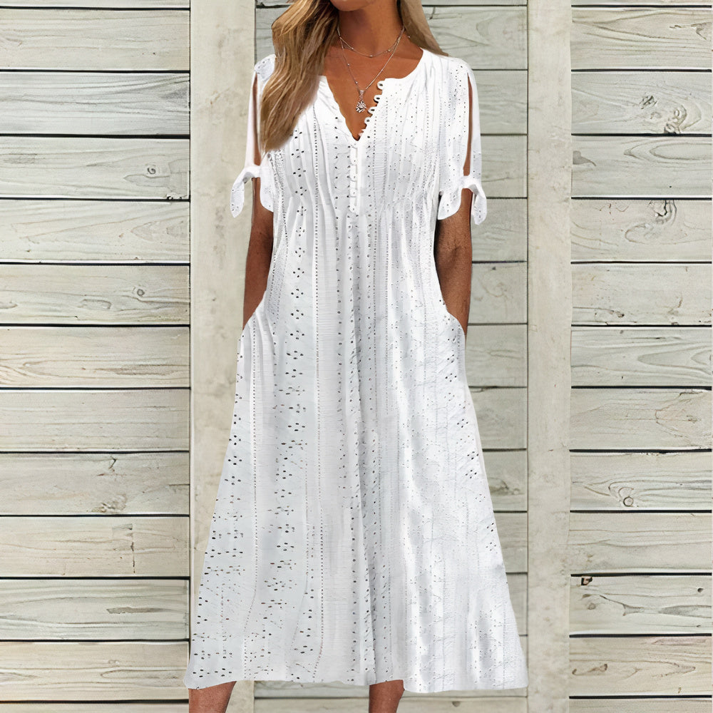 Eyelet zomerjurk - Lovie