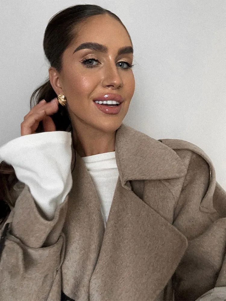 Elegante warme jas - Liva