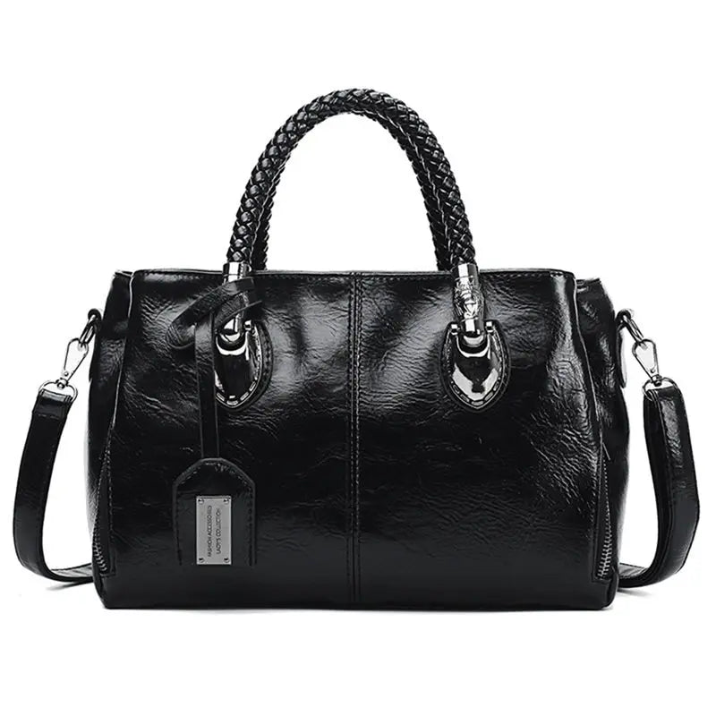 Modieuze leren tas - Amory